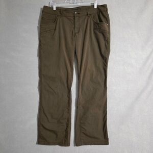 5.11 Tactical Womens Green/Brown  Rip Stop Cirrus Pants 64391 Size 16 Long